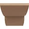 Ekena Millwork 5"W x 10"D x 5"H Wide Crestline Rough Cedar Woodgrain TimberThane Corbel, Primed Tan CORUR05X10X05CRERCPR - alternate 2
